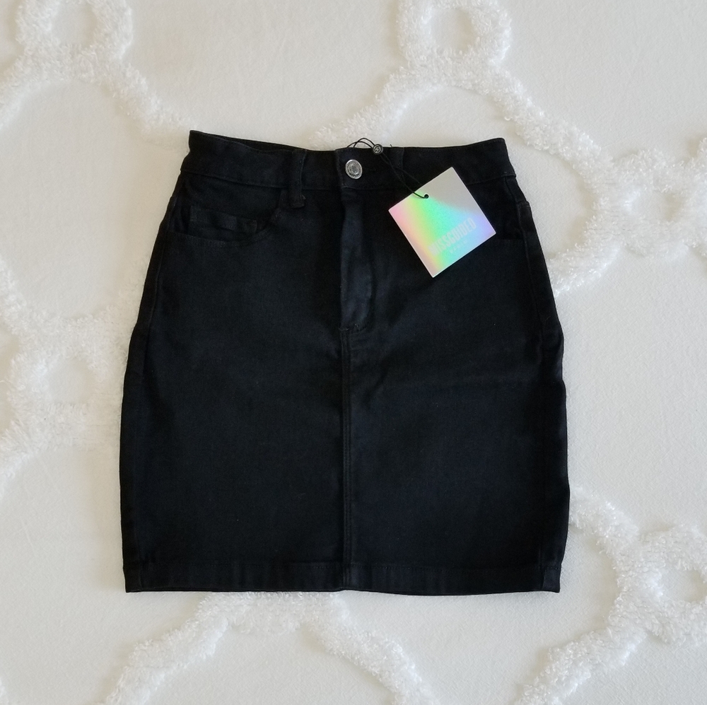 Missguded Black Denim Mini